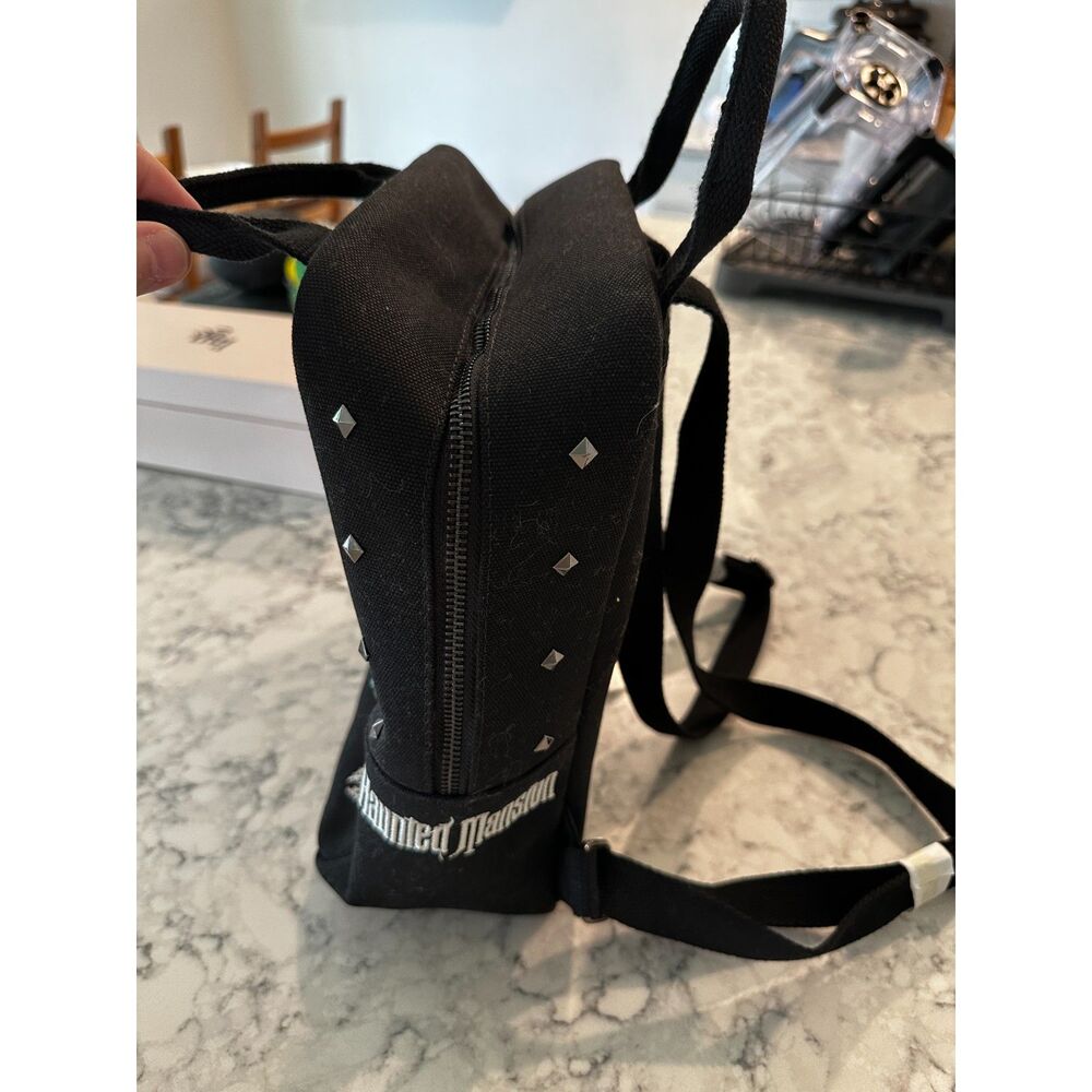 2024 Disney Parks Loungefly Haunted Mansion Canvas Backpack